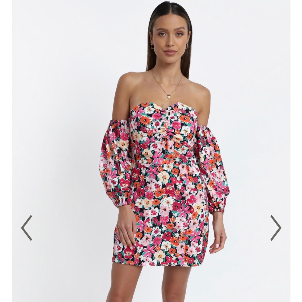 DAKOTA DRESS IN PINK FLORAL - L - Picture 4 of 6